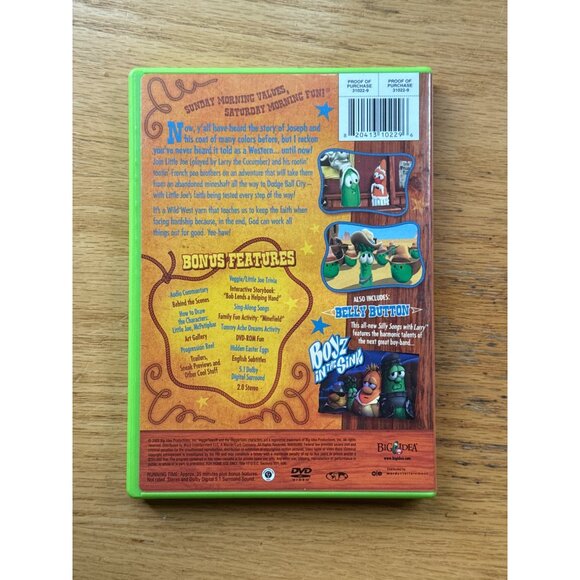 Bid Idea DVD Veggie Tales Ballad of Little Joe A Lesson in Facing Hardship - Picture 3 of 5